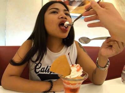 Big ass amateur Thai teen fucked by her boyfriend after having ice cream - Thailand on freereelz.com