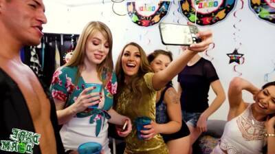 Dare Dorm - Crashing The Party Girls 1 - Dolly Leigh on freereelz.com