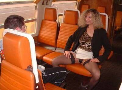 Virgin boy and amateur milf in train - France on freereelz.com