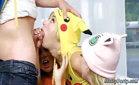 Massive orgy first time Poke Man Go! on freereelz.com