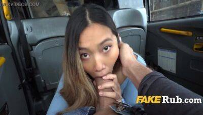 Asian girl fucks the cabbie instead of paying on freereelz.com