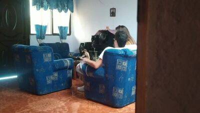 My step sister thinks no one is home and she fucks her boyfriend in the living room. I'll show the video to our parents on freereelz.com