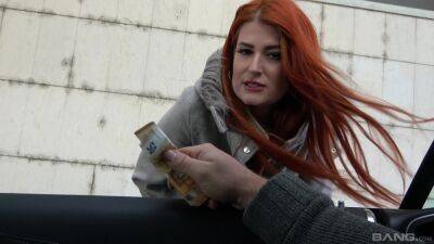 Cute redhead accepts cash for sex in restless European kinks on freereelz.com