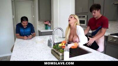 MomSlave.com- Stepson Can Fuck His Hot Stepmom Whenever He Wants - Brooklyn Chase on freereelz.com