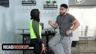 Hijab Hookup - Beautiful Big Titted Arab Beauty Bangs Her Soccer Coach To Keep Her Place In The Team on freereelz.com