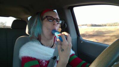 Holiday Car Masturbation on freereelz.com