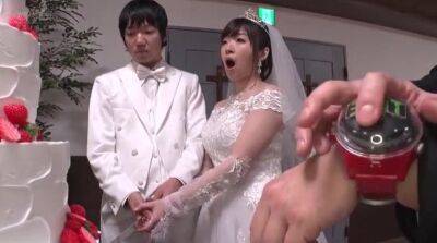 Christian Japanese wedding with the busty bride and the brides maid fucked in church - Japan on freereelz.com