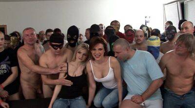 Massacre!! 120 Guys Gangbanged two czech whores - Czech Republic on freereelz.com