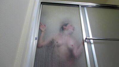 Cheating Petite Girlfriend Sucks And Lets Stranger Fuck Her In The Ass In Shower on freereelz.com