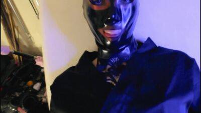 Eva Latex Sex In Chair Wet Pussy Slowly Fucked Big Dick Leather Ebony German Hot Milf Mask Pov - Germany on freereelz.com