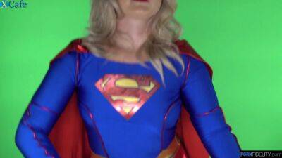 Horny superwoman Lisey Sweet saves dude and gets rewarded with hard fuck on freereelz.com