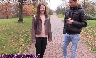 Dutch teen gets facial - Netherlands on freereelz.com