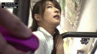 Hot Japanese Babe On The Bus - Blowjob - Japan on freereelz.com