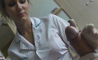 Sex treatment by a hot nurse creampie on freereelz.com