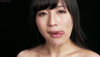 Busty Japanese Moeka Kurihara gets cum on face - fetish - Japan on freereelz.com