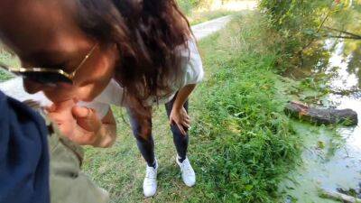 Munichgolds Outdoor Habdjob Blowjob Public In The Forest .. Have Fun on freereelz.com