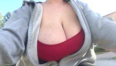 Morning Bike Ride With My Big Bouncy Boobs on freereelz.com