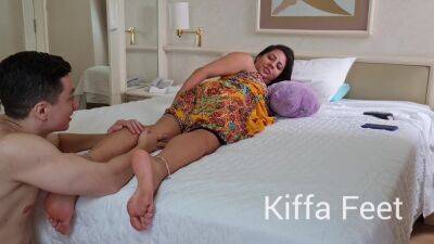 Goddess Kiffa Hangover Footworship - Foot Fetish - Barefoot - Foot Worship - Soles - Foot Slave on freereelz.com