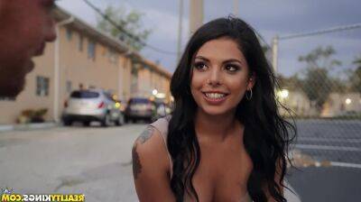 Latina yammy babe Gina Valentina getting nailed by Kyle Mason on freereelz.com