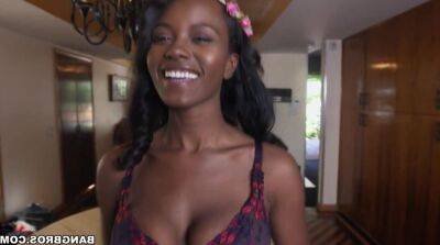 Ghetto porn with leggy ebony babe - black tits on freereelz.com