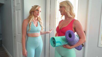 Fit mom involves stepdaughter in out of this world FFM dick sharing trio on freereelz.com