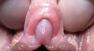 Close up clit milky squirt on freereelz.com