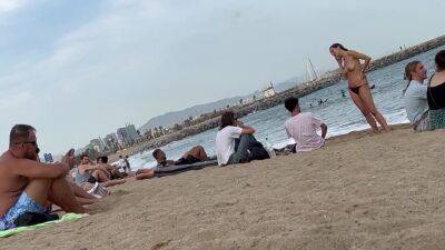 Barcelona Beach Sept 2023 on freereelz.com