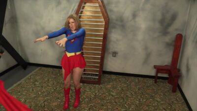 Superheroine Supergirl Captured Caged And Humiliated on freereelz.com