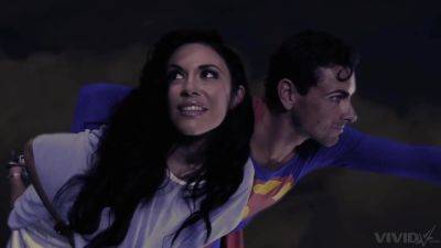 Superman's weakness is kryptonite and brunettes with shaved pussies on freereelz.com