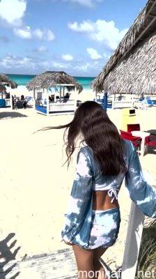 Sexy Monika Fox Walks Along Beach Of Varadero - Monikafox on freereelz.com