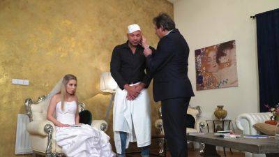 Blonde bride shows her father-in-law what she's capable of on freereelz.com