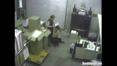 Hot Blonde Fucking Hardcore in warehouse on freereelz.com