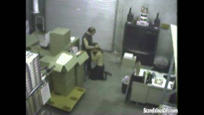 Hot Blonde Fucking Hardcore in warehouse on freereelz.com