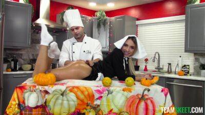 Amish slut fucked by the cook in pretty indecent XXX kinks on freereelz.com