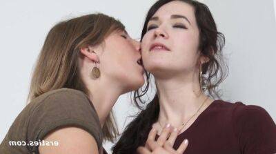 Unholy whores Lucy and Nora lesbian incredible sex scene on freereelz.com