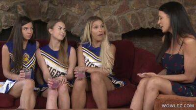 Step Mommy Reagan Foxx Fucks Her Cheerleader Friend on freereelz.com