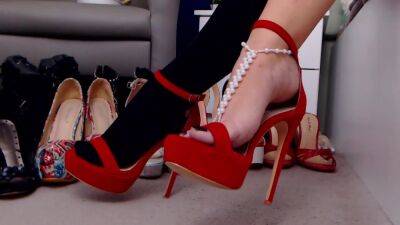 Nice high heels collection, if you love red high heels, here you are on freereelz.com