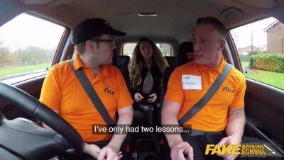 Fake Driving Rookie instructor fucks Classy MILF - Britain on freereelz.com