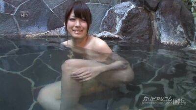 Rin Hitomi Naked Report in Hot springs - Caribbeancom - Japan on freereelz.com