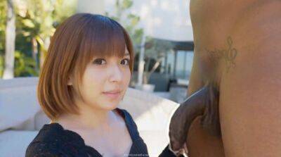 Rika Mari nipponese naughty teen interracial outdoor sex video - Japan on freereelz.com