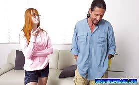 Stepdad fucks each other and then their own stepdaughters on freereelz.com