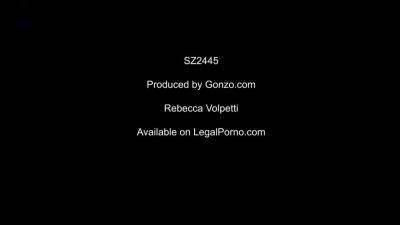 Sensuous nymph Rebecca Volpetti pissing fetish gangbang hot xxx clip on freereelz.com