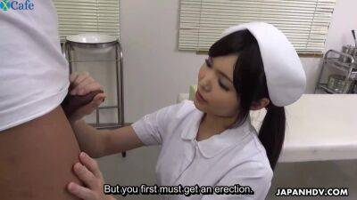 Jap nurse treats patient's tiny dick to blowjob at hospital - Japan on freereelz.com