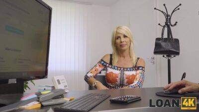 Fuck to Flee with blonde mature Tiffany Rousso - Reality euro sex in office on freereelz.com