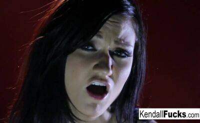 Kendall has fun getting her pussy wet - Kendall karson on freereelz.com