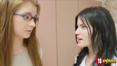 Innocent Nerd Gets Turned Out in Three-way - 18Eighteen on freereelz.com