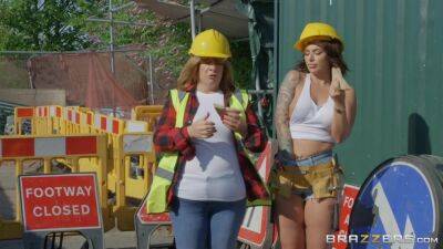 Sexy female construction worker gets fucked balls deep on freereelz.com