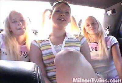 Miltontwins get fingered by lesbian teen on freereelz.com