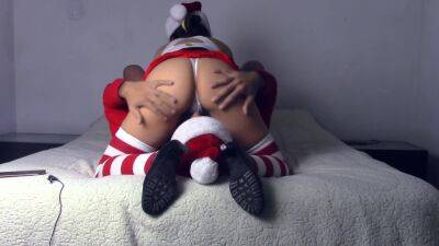 Lady Claus Dresses Up And Delivers The First Christmas Present on freereelz.com