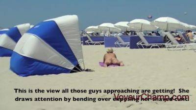 Im An Exhibitionist Wife At The Nude Beach For All The Voyeurs!!! on freereelz.com